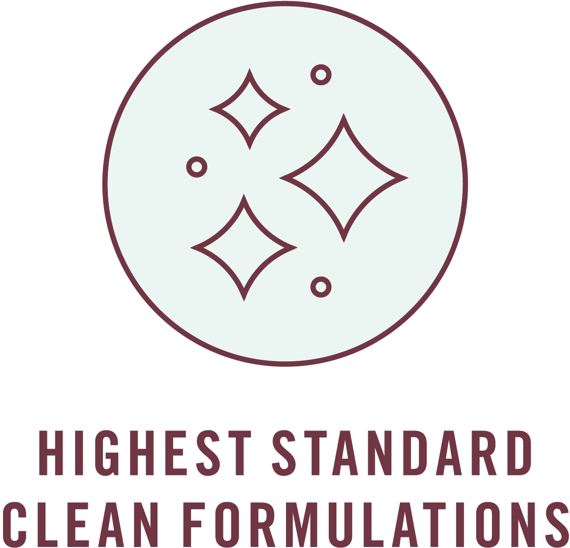 Highest standard clean formulations